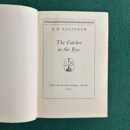 Vintage Fiction Hardback: JD Salinger - The Catcher in the Rye BOOK CLUB EDITION
