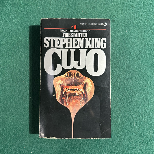 Vintage Horror Paperback: Stephen King - Cujo FIRST PRINTING