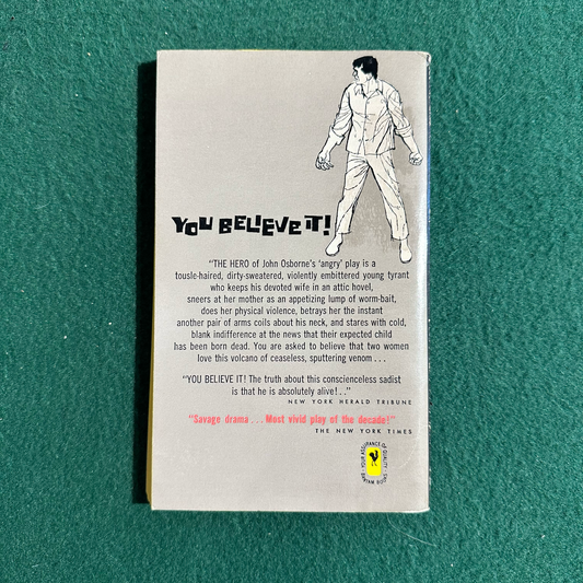 Vintage Fiction Paperback: John Osborne - Look Back in Anger FIRST PRINTING