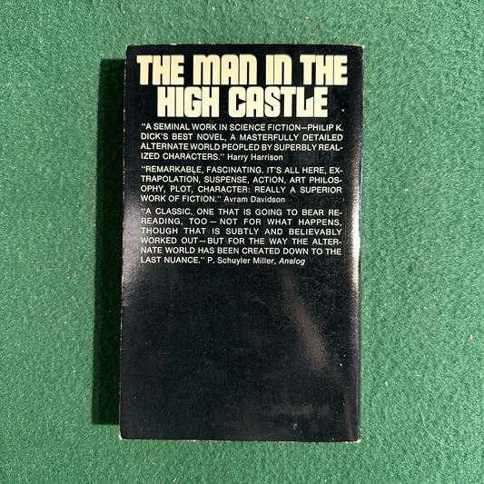 Vintage Sci-Fi Paperback: Philip K Dick - The Man in the High Castle FIRST PRINTING