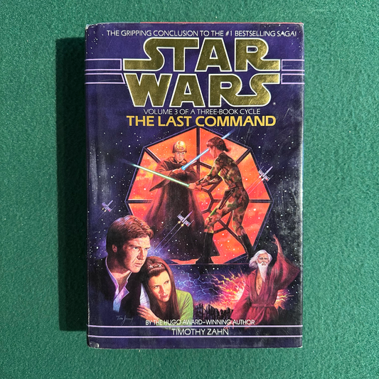 Vintage Sci-Fi Hardback: Timothy Zahn - Star Wars: The Last Command SIGNED FIRST EDITION