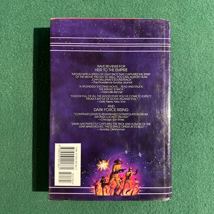 Vintage Sci-Fi Hardback: Timothy Zahn - Star Wars: The Last Command SIGNED FIRST EDITION