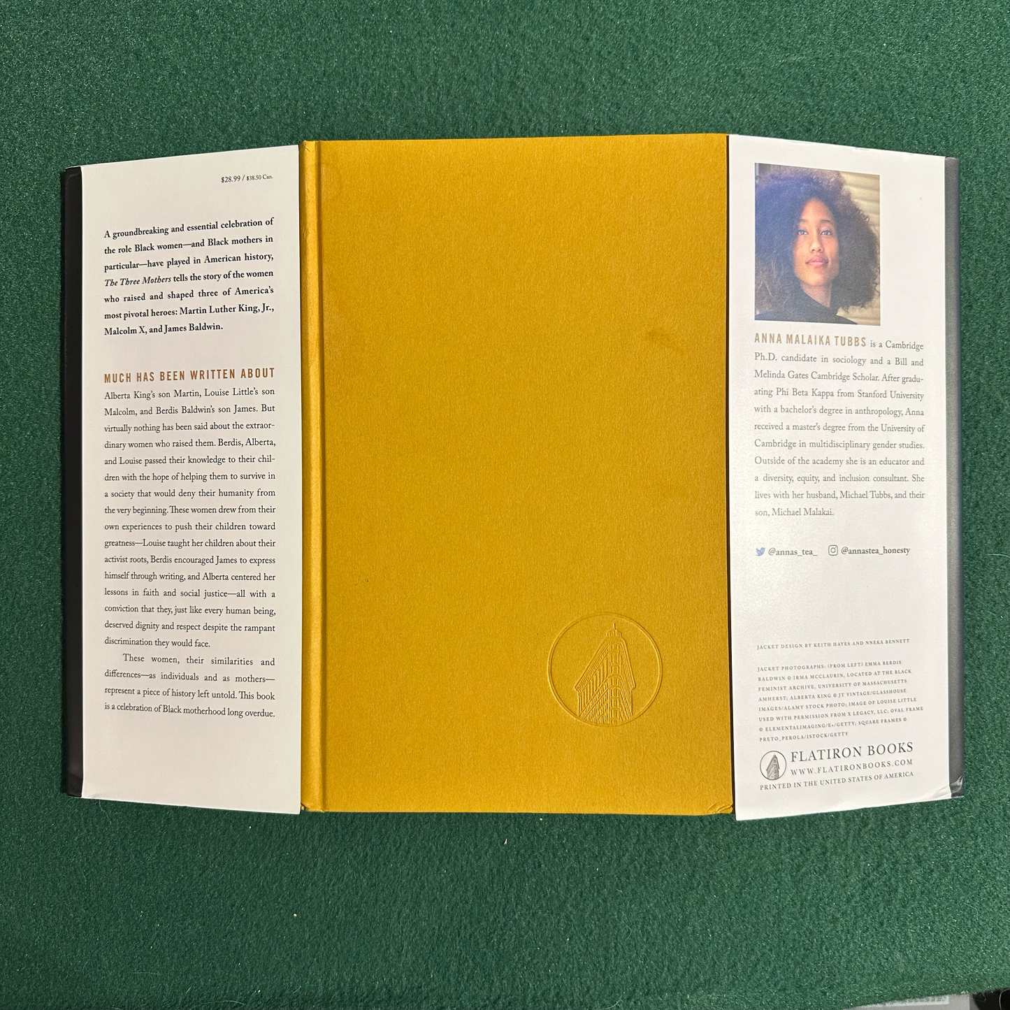 Non-Fiction Hardback: Anna Malaika Tubbs - The Three Mothers SIGNED FIRST EDITION