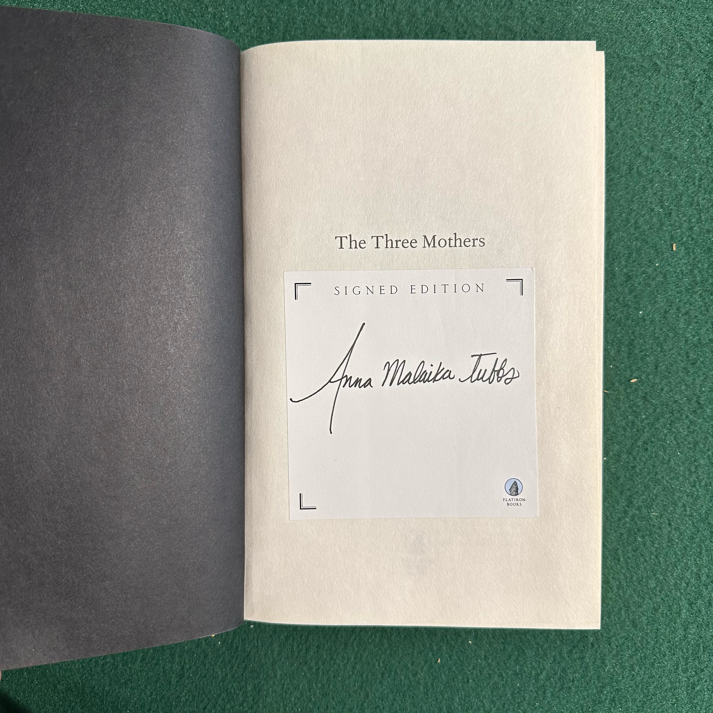 Non-Fiction Hardback: Anna Malaika Tubbs - The Three Mothers SIGNED FIRST EDITION