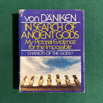 Vintage Fiction Hardback: Erich von Daniken - In Search of the Ancient Gods FIRST EDITION