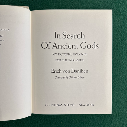 Vintage Fiction Hardback: Erich von Daniken - In Search of the Ancient Gods FIRST EDITION