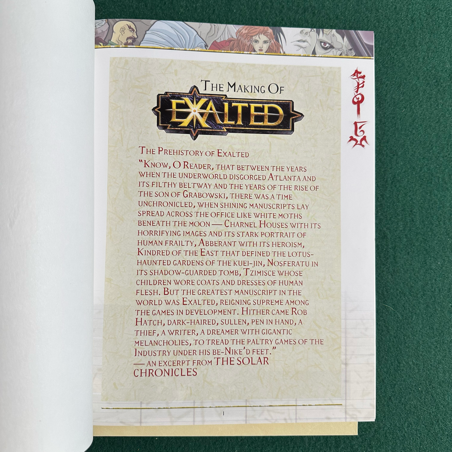 RPG Hardback: Exalted Collector's Edition with CD