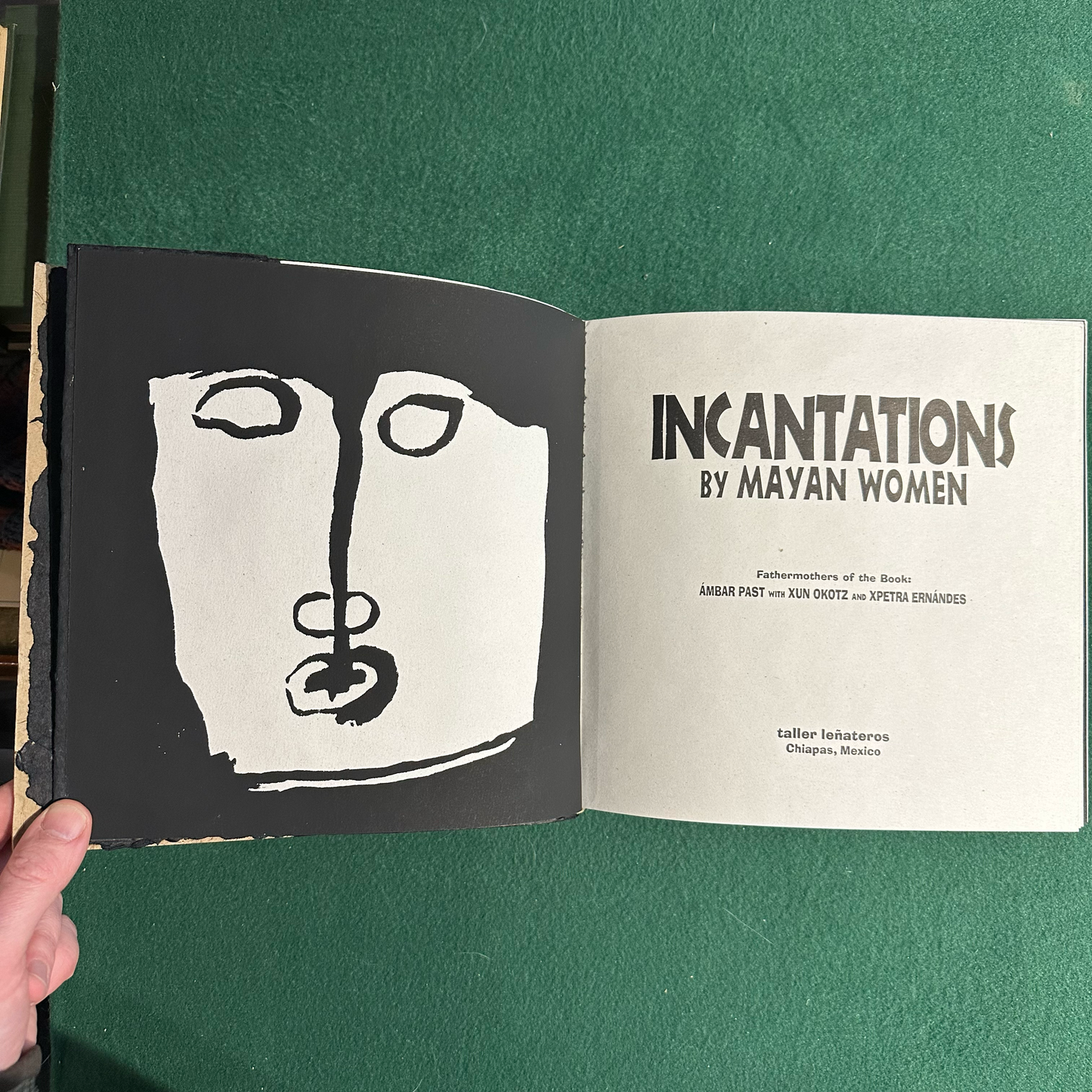 Vintage Art Hardback: Ambar Past with Xun Okotz and Xpetra Erandes - Incantations by Mayan Women NUMBERED EDITION