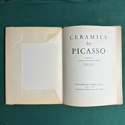 Vintage Art Folio Pablo Picasso - Ceramics SKIRA