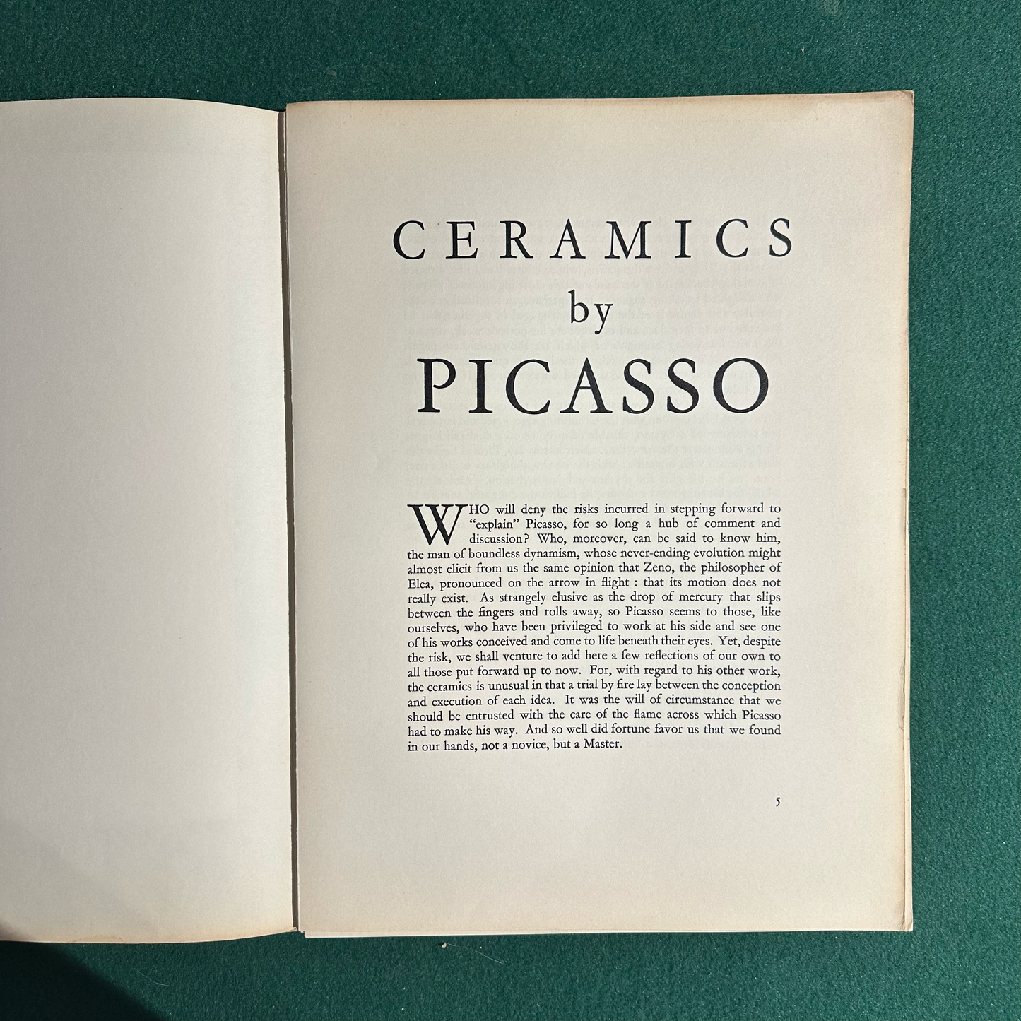 Vintage Art Folio Pablo Picasso - Ceramics SKIRA