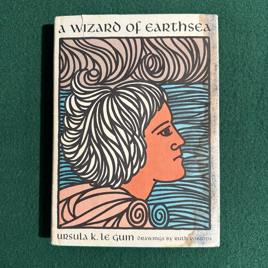 Vintage Fantasy Hardback: Ursula K Le Guin - A Wizard of Earthsea EARLY LIBRARY BINDING
