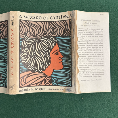 Vintage Fantasy Hardback: Ursula K Le Guin - A Wizard of Earthsea EARLY LIBRARY BINDING
