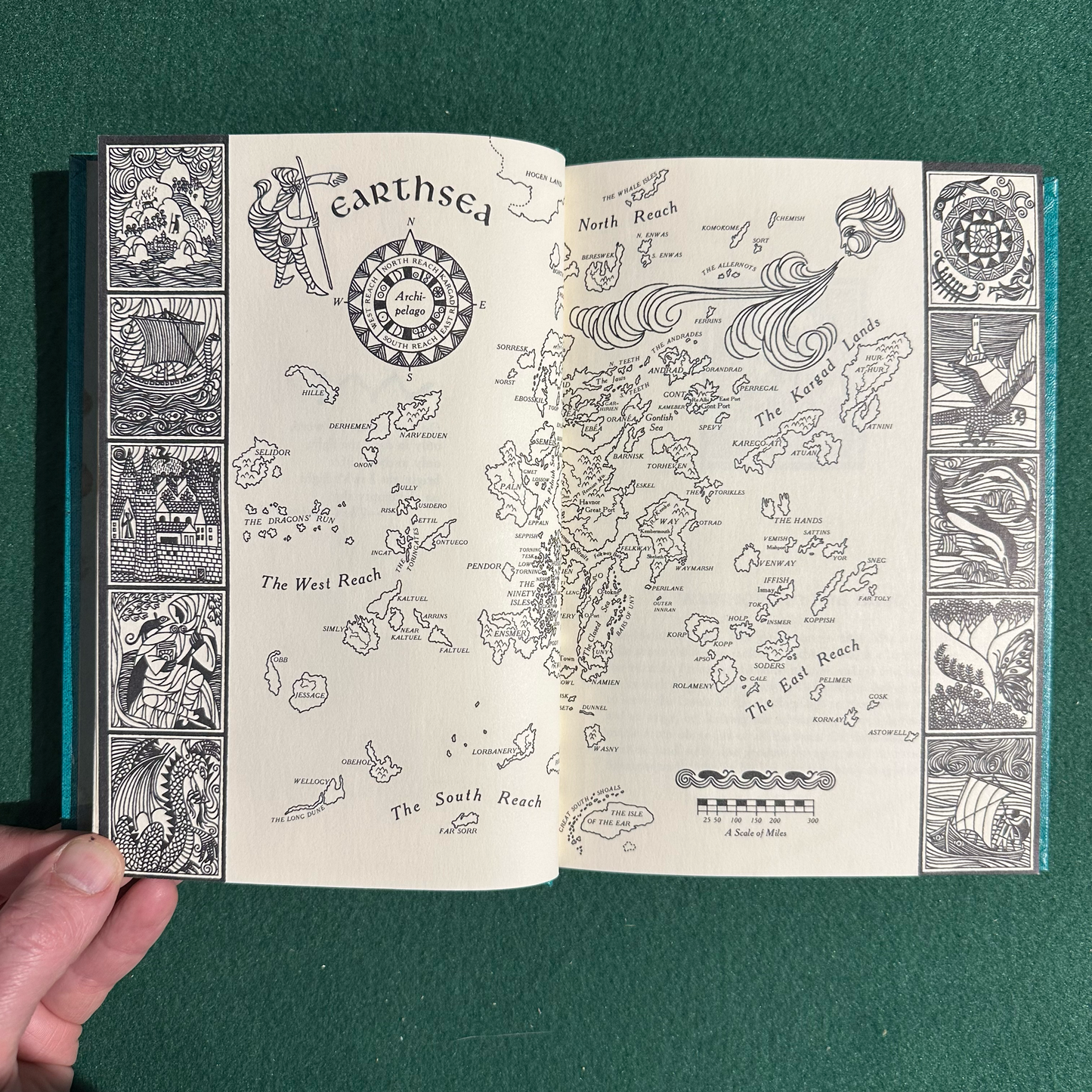 Vintage Fantasy Hardback: Ursula K Le Guin - A Wizard of Earthsea EARLY LIBRARY BINDING