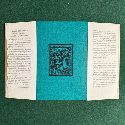 Vintage Fantasy Hardback: Ursula K Le Guin - A Wizard of Earthsea EARLY LIBRARY BINDING