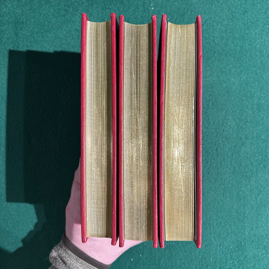 Vintage Fiction Hardback: Leo Tolstoy - War and Peace THE FRANKLIN LIBRARY LIMITED EDITION 3 VOLS