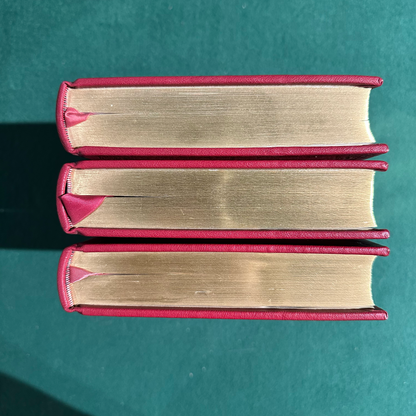 Vintage Fiction Hardback: Leo Tolstoy - War and Peace THE FRANKLIN LIBRARY LIMITED EDITION 3 VOLS