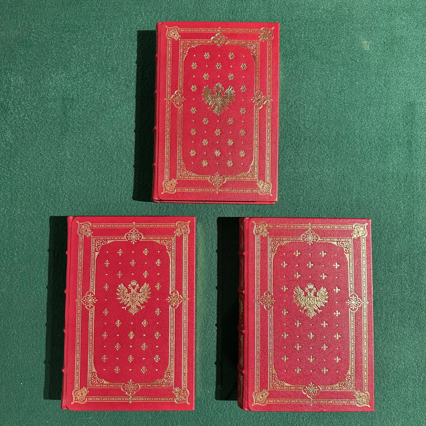 Vintage Fiction Hardback: Leo Tolstoy - War and Peace THE FRANKLIN LIBRARY LIMITED EDITION 3 VOLS