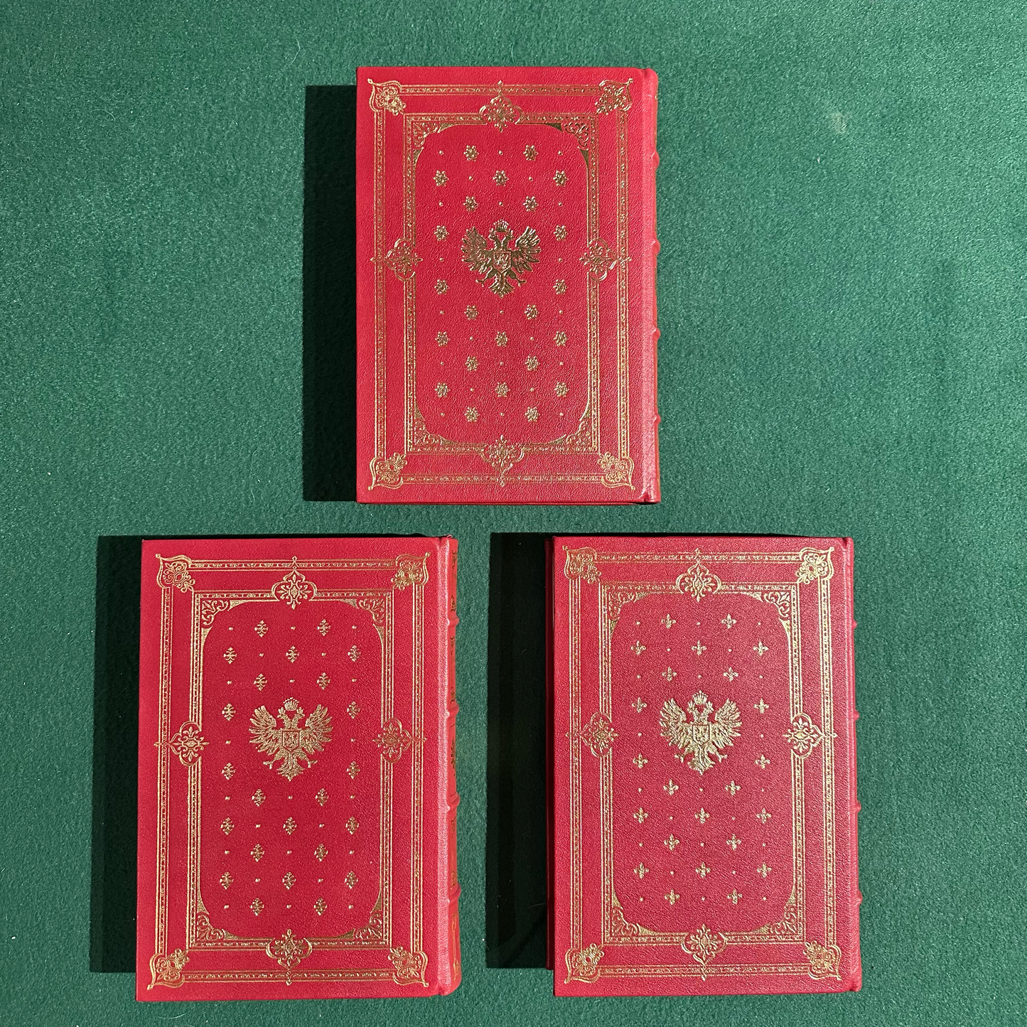 Vintage Fiction Hardback: Leo Tolstoy - War and Peace THE FRANKLIN LIBRARY LIMITED EDITION 3 VOLS