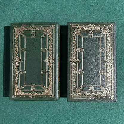 Vintage Fiction Hardback: Geoffrey Chaucer - The Canterbury Tales THE FRANKLIN LIBRARY LIMITED EDITION 2 VOLS