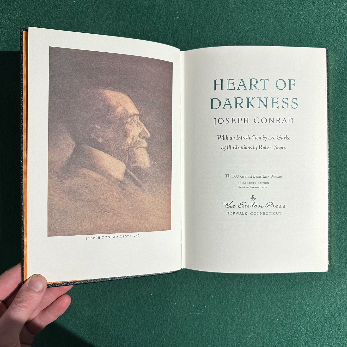 Vintage Fiction Hardback: Joseph Conrad - Heart of Darkness EASTON PRESS