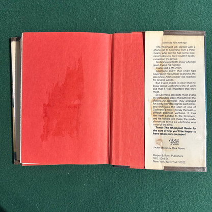 Vintage Fiction Hardback: Arthur Maling - The Rheingold Route FIRST EDITION