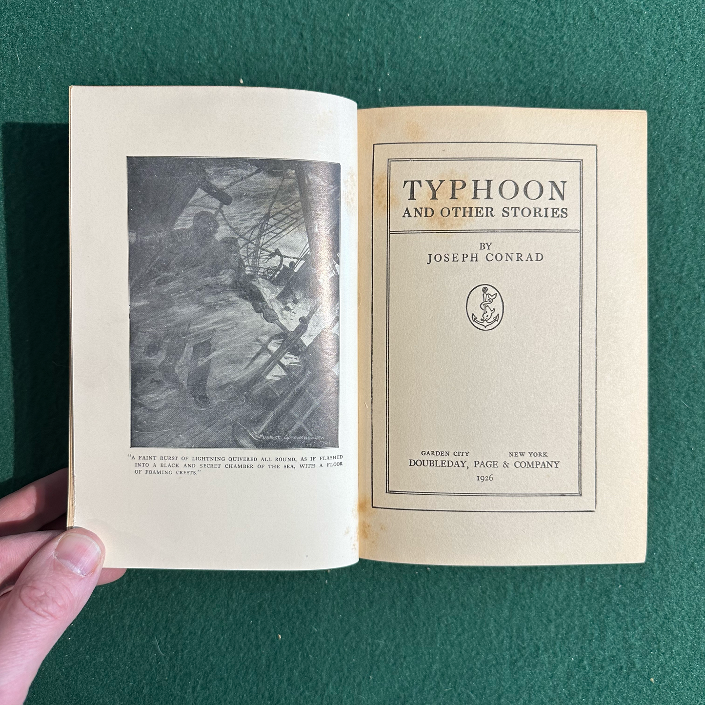 Vintage Fiction Hardback: Joseph Conrad - Typhoon 1926
