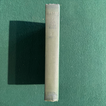 Vintage Fiction Hardback: Felix Salten - Bambi FOURTH IMPRESSION