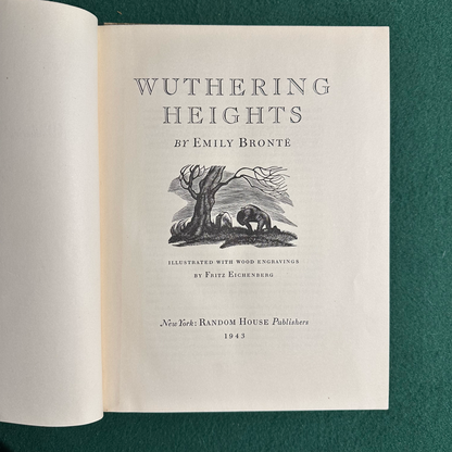 Vintage Fiction Hardbacks: The Bronte Sisters Collection: Jane Eyre &amp; Wuthering Heights Slipcase Set 1943