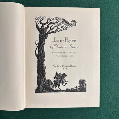 Vintage Fiction Hardbacks: The Bronte Sisters Collection: Jane Eyre &amp; Wuthering Heights Slipcase Set 1943