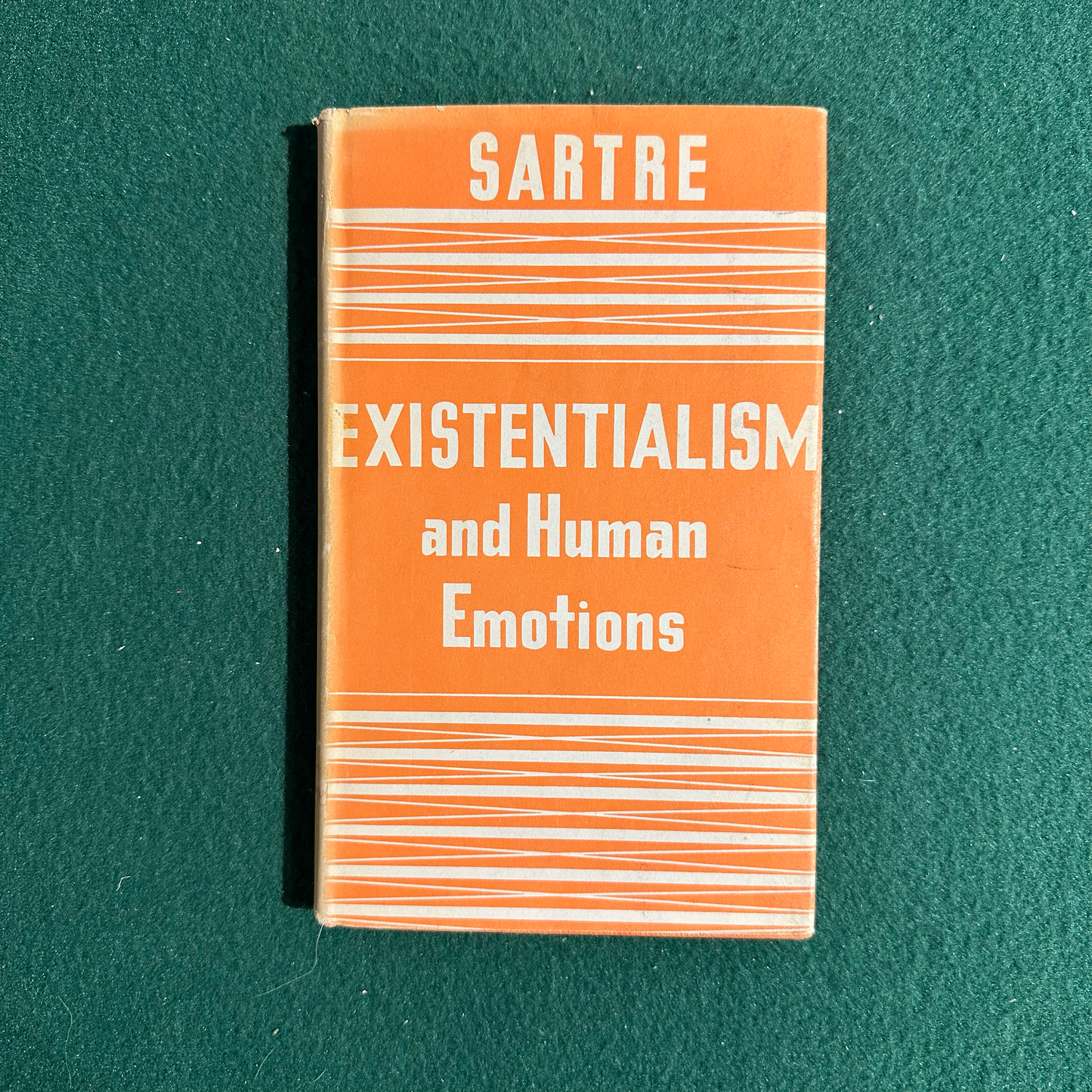 Vintage Non-Fiction Hardback: Jean-Paul Sartre - Existentialism and Human Emotions 1957