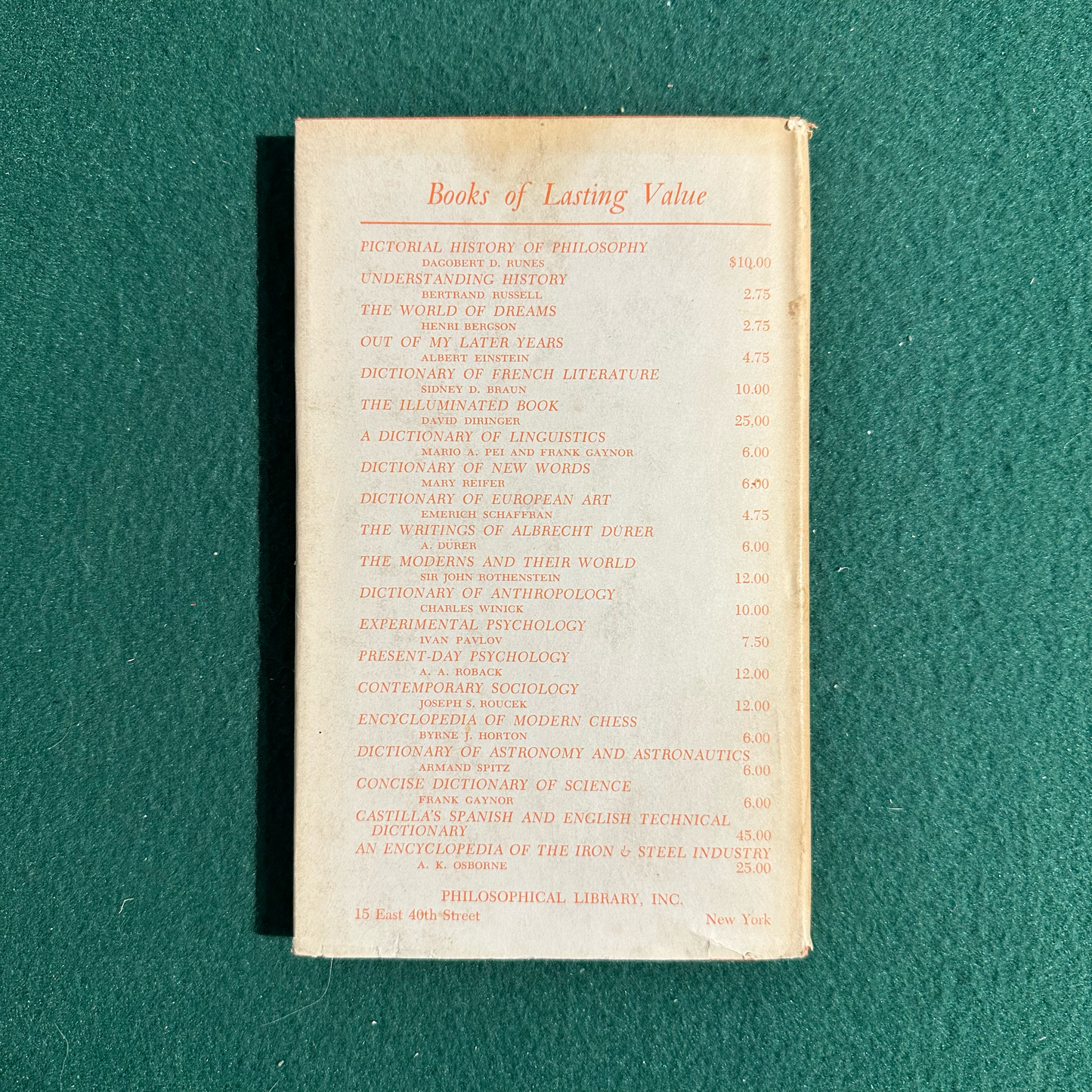 Vintage Non-Fiction Hardback: Jean-Paul Sartre - Existentialism and Human Emotions 1957