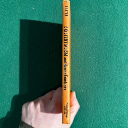 Vintage Non-Fiction Hardback: Jean-Paul Sartre - Existentialism and Human Emotions 1957