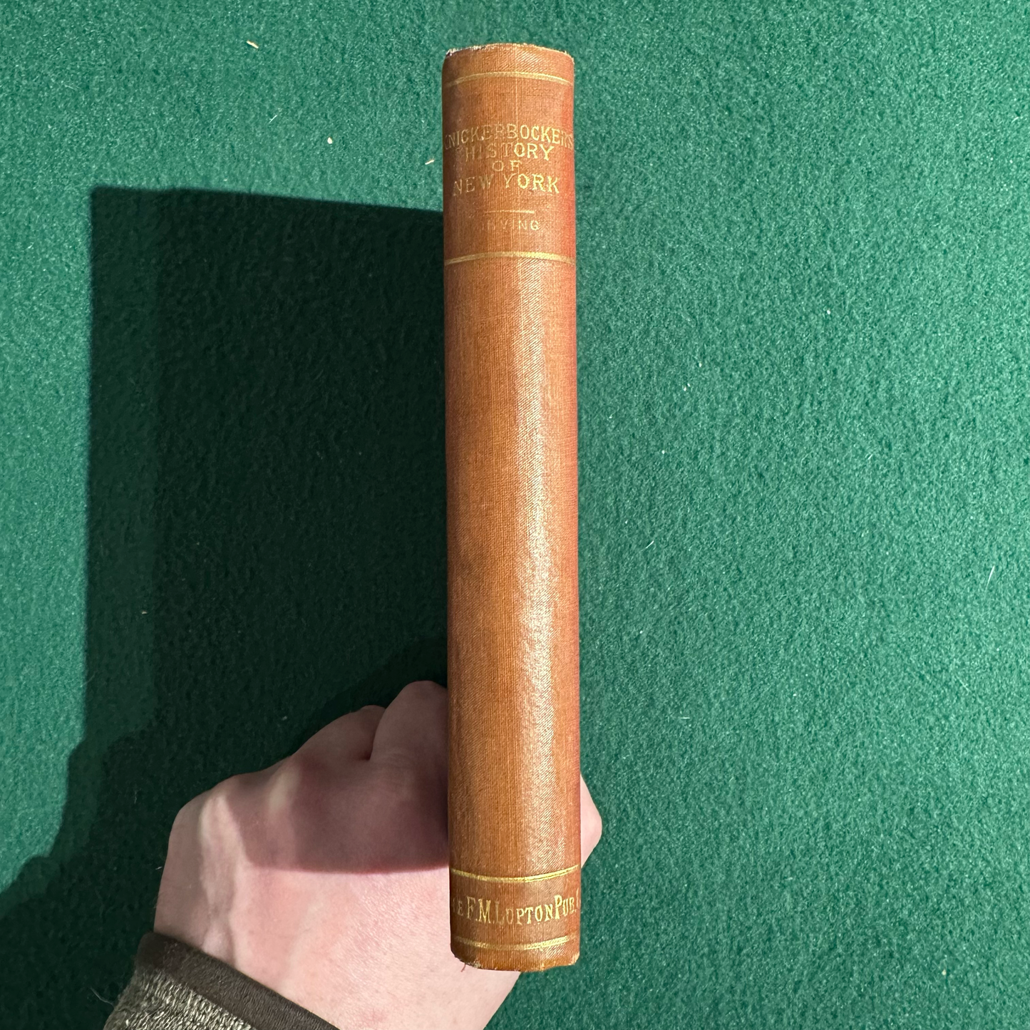 Vintage Non-Fiction Hardback: Diedrich Knickerbocker (Washington Irving) - A History of New York