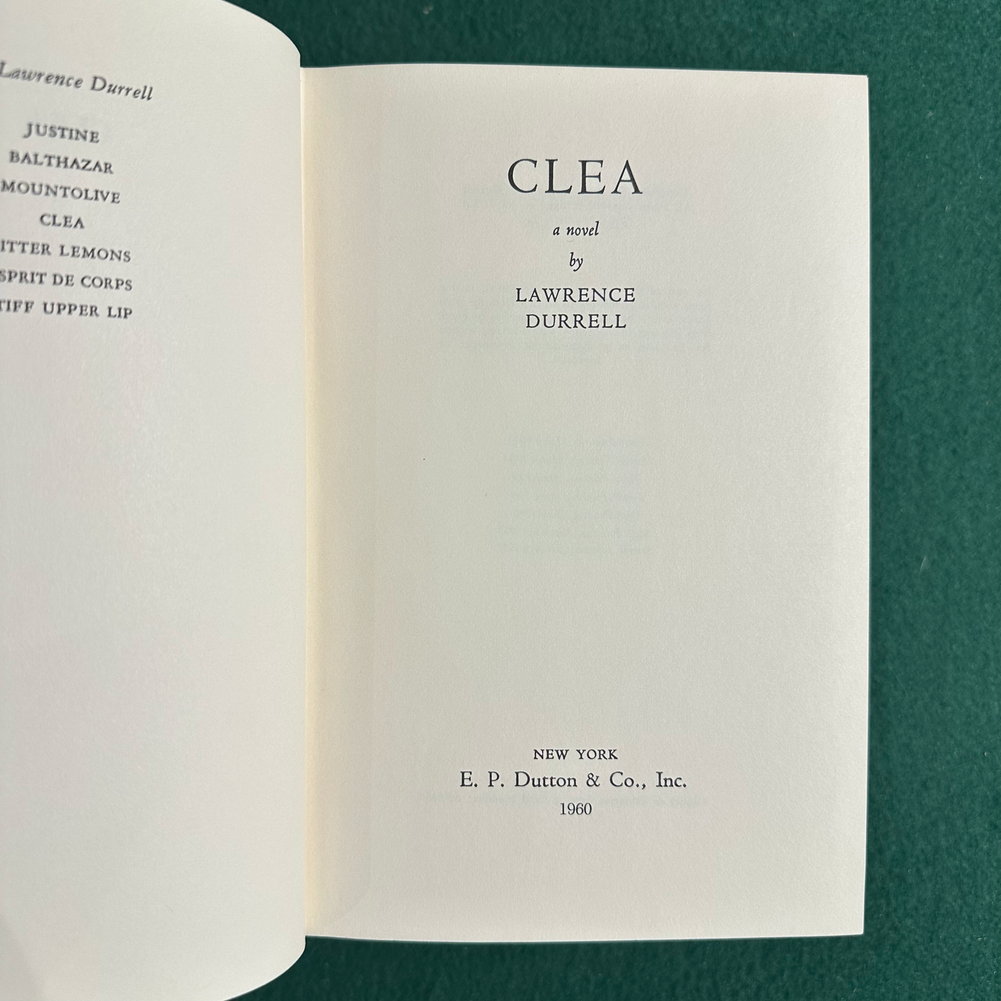 Vintage Fiction Hardbacks: Lawrence Durrell - The Alexandria Quartet 1962