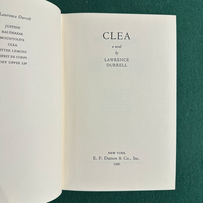 Vintage Fiction Hardbacks: Lawrence Durrell - The Alexandria Quartet 1962