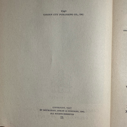 Vintage Non-Fiction Hardback: Eve Curie - Madame Curie, A Biography 1940