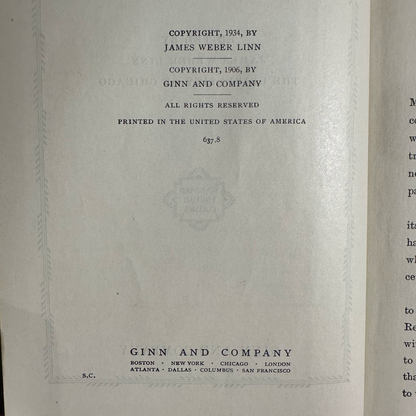 Vintage Fiction Hardback: Charles Dickens - A Tale of Two Cities 1934