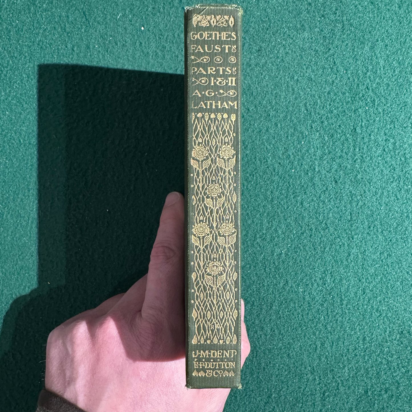 Vintage Fiction Hardback: Goethe's Faust, Translated by Albert Latham C.1908