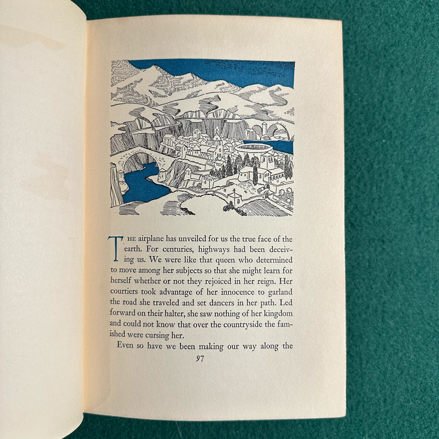 Vintage Fiction Hardback: Antoine de Saint Exupery - Wind, Sand and Stars