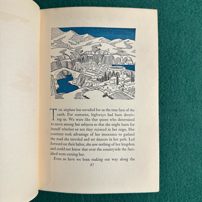 Vintage Fiction Hardback: Antoine de Saint Exupery - Wind, Sand and Stars