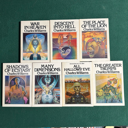 Vintage Fiction Paperbacks: The Novels of Charles Williams in 7 Volumes