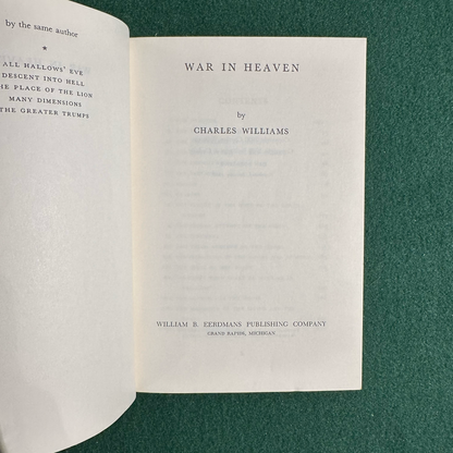 Vintage Fiction Paperbacks: The Novels of Charles Williams in 7 Volumes