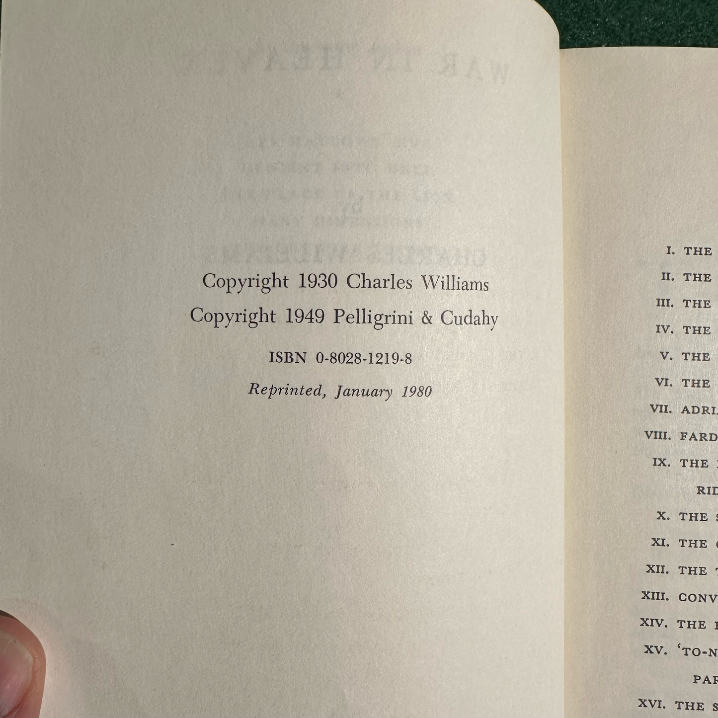 Vintage Fiction Paperbacks: The Novels of Charles Williams in 7 Volumes