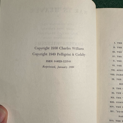 Vintage Fiction Paperbacks: The Novels of Charles Williams in 7 Volumes