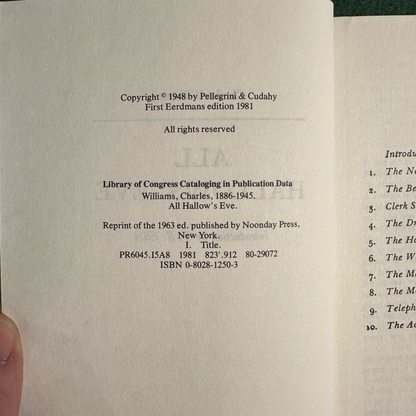 Vintage Fiction Paperbacks: The Novels of Charles Williams in 7 Volumes