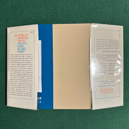 Vintage Fiction Hardback: Raymond Carver - Will You Please Be Quiet, Please? FIRST EDITION