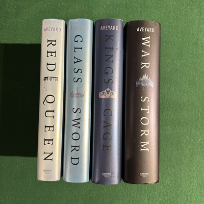 Fantasy Hardbacks: Victoria Aveyard - The Red Queen Series, Books 1-4 ALL SIGNED FIRST EDITIONS