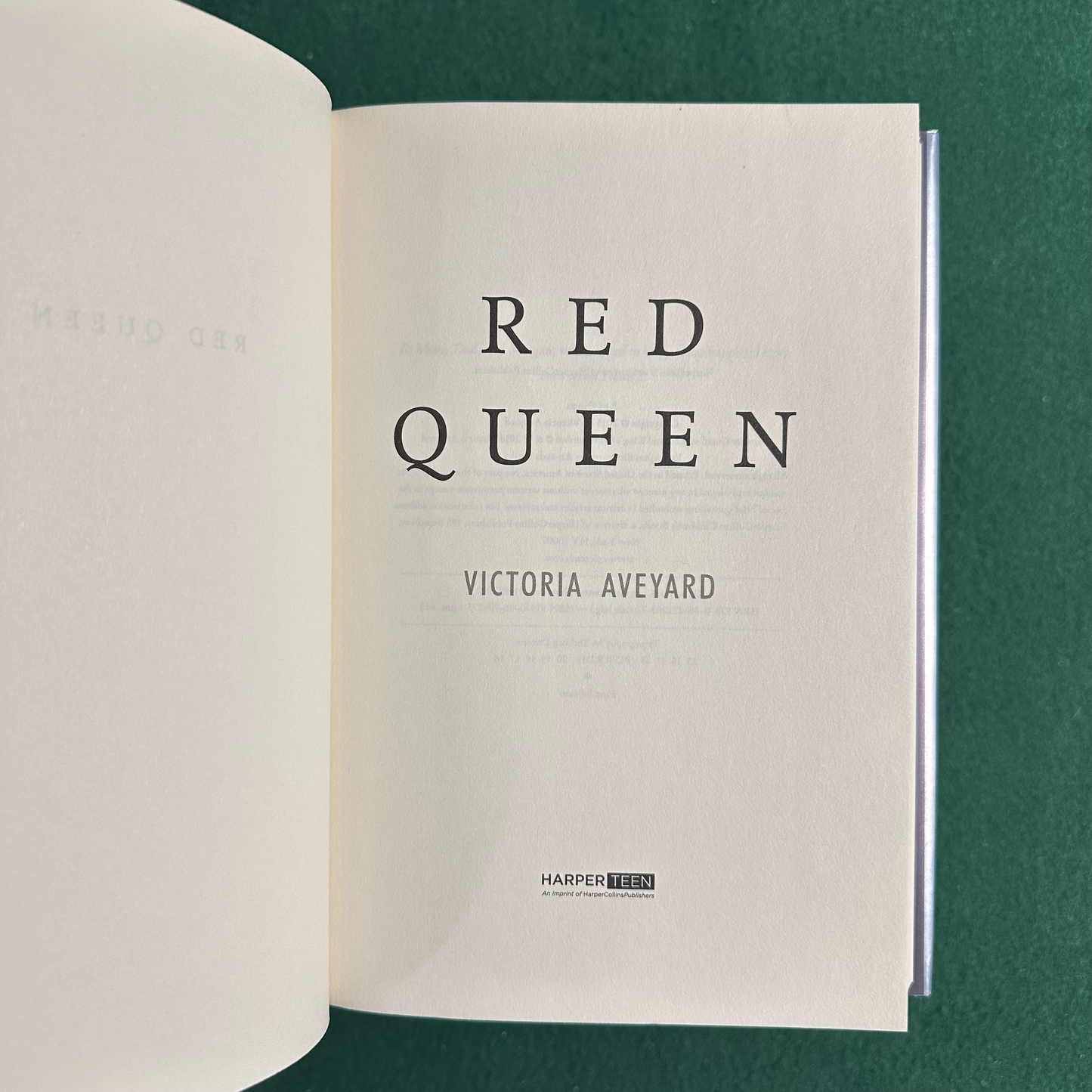Fantasy Hardbacks: Victoria Aveyard - The Red Queen Series, Books 1-4 ALL SIGNED FIRST EDITIONS