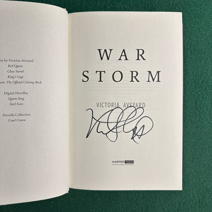 Fantasy Hardbacks: Victoria Aveyard - The Red Queen Series, Books 1-4 ALL SIGNED FIRST EDITIONS