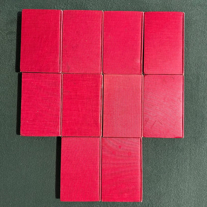 Antique Fiction & Poetry Hardbacks: The Works of Edgar Allen Poe in Ten Volumes, Cameo Edition 1904